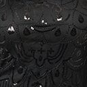 Unique Vintage Plus Size 1920s Black Sequin Fringe Sleeved Laure Flapper Dress - Unique Vintage - Womens, FLAPPER, SLEEVED BEADED