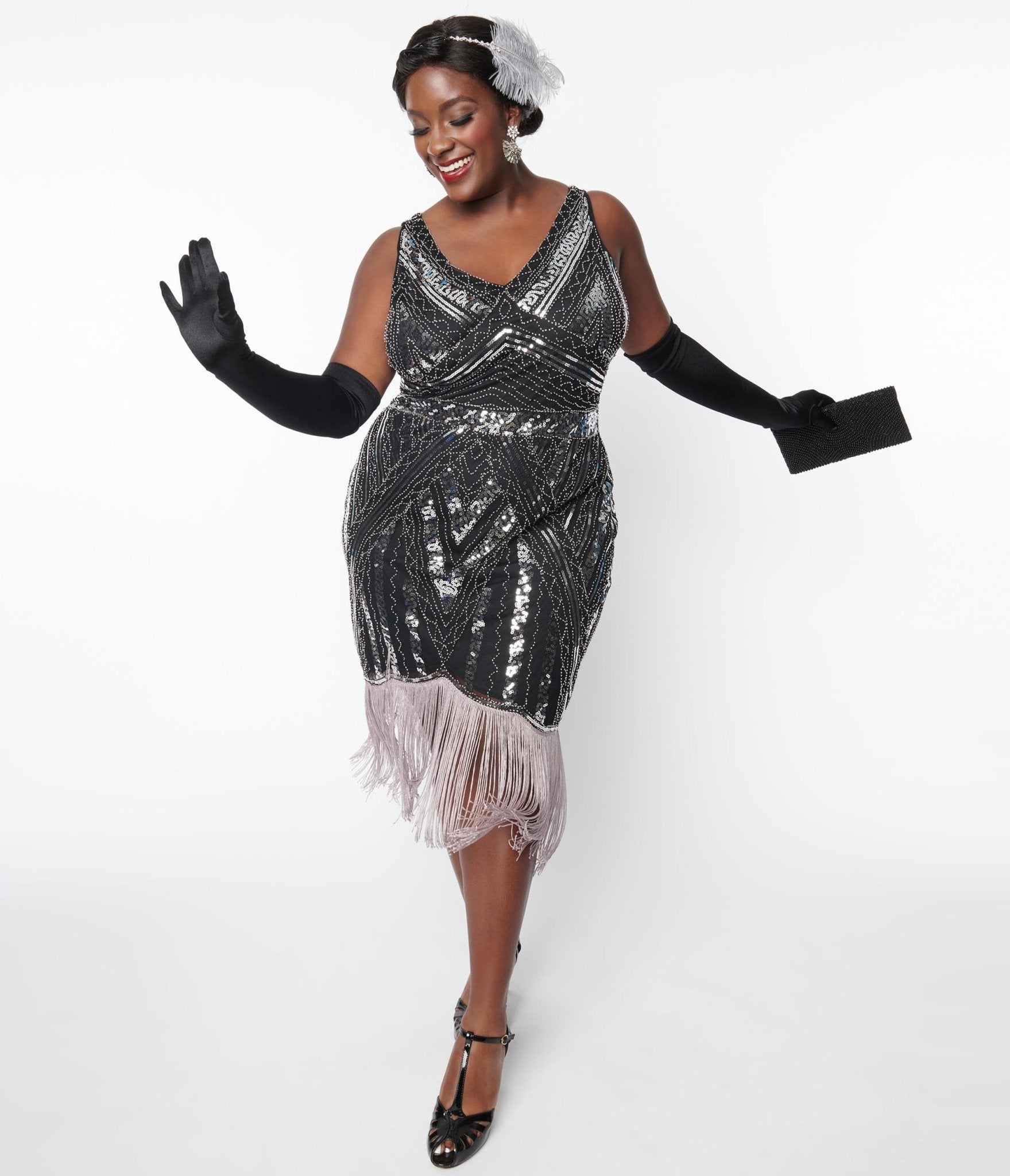 Unique vintage discount plus size flapper