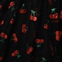 Unique Vintage Plus Size Black & Glitter Cherry Print Heart & Soul Babydoll Dress - Unique Vintage - Womens, DRESSES, BABYDOLL