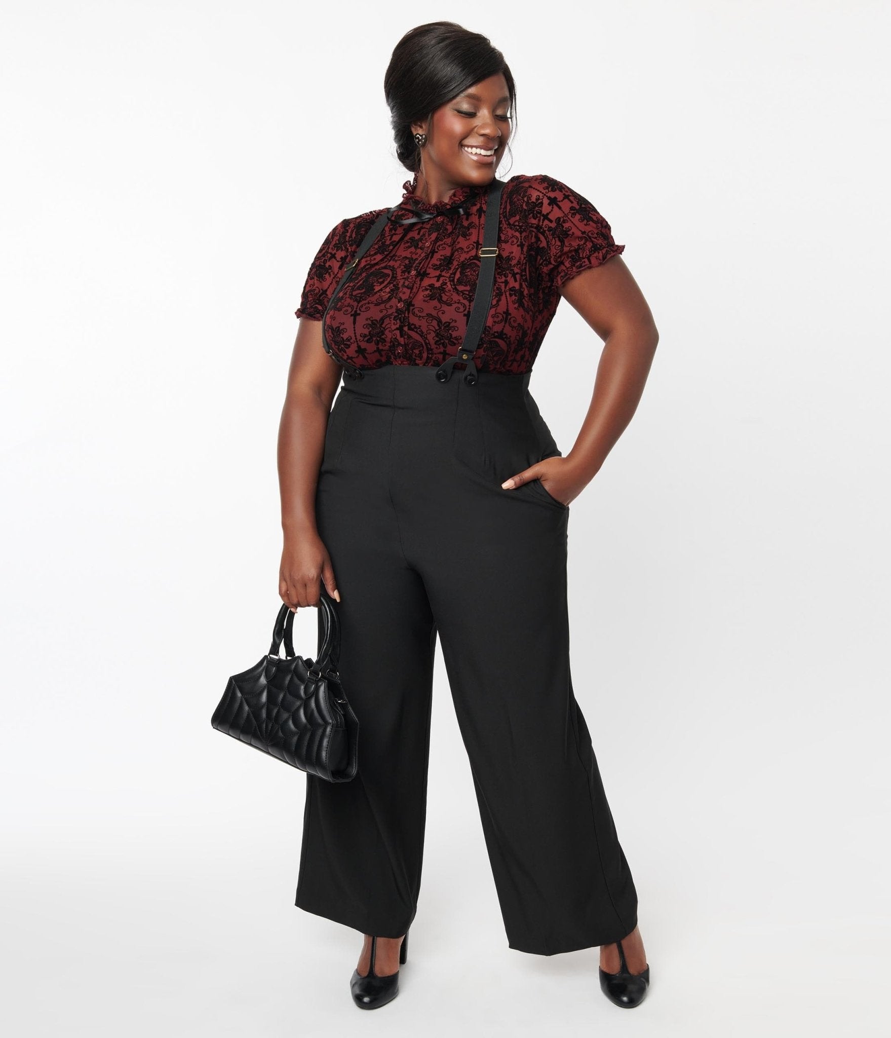 Plus size best sale high waisted bottoms