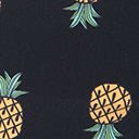 Unique Vintage Plus Size Black & Pineapple Print Corinne Sheath Swimsuit - Unique Vintage - Womens, SWIM, 1 PC