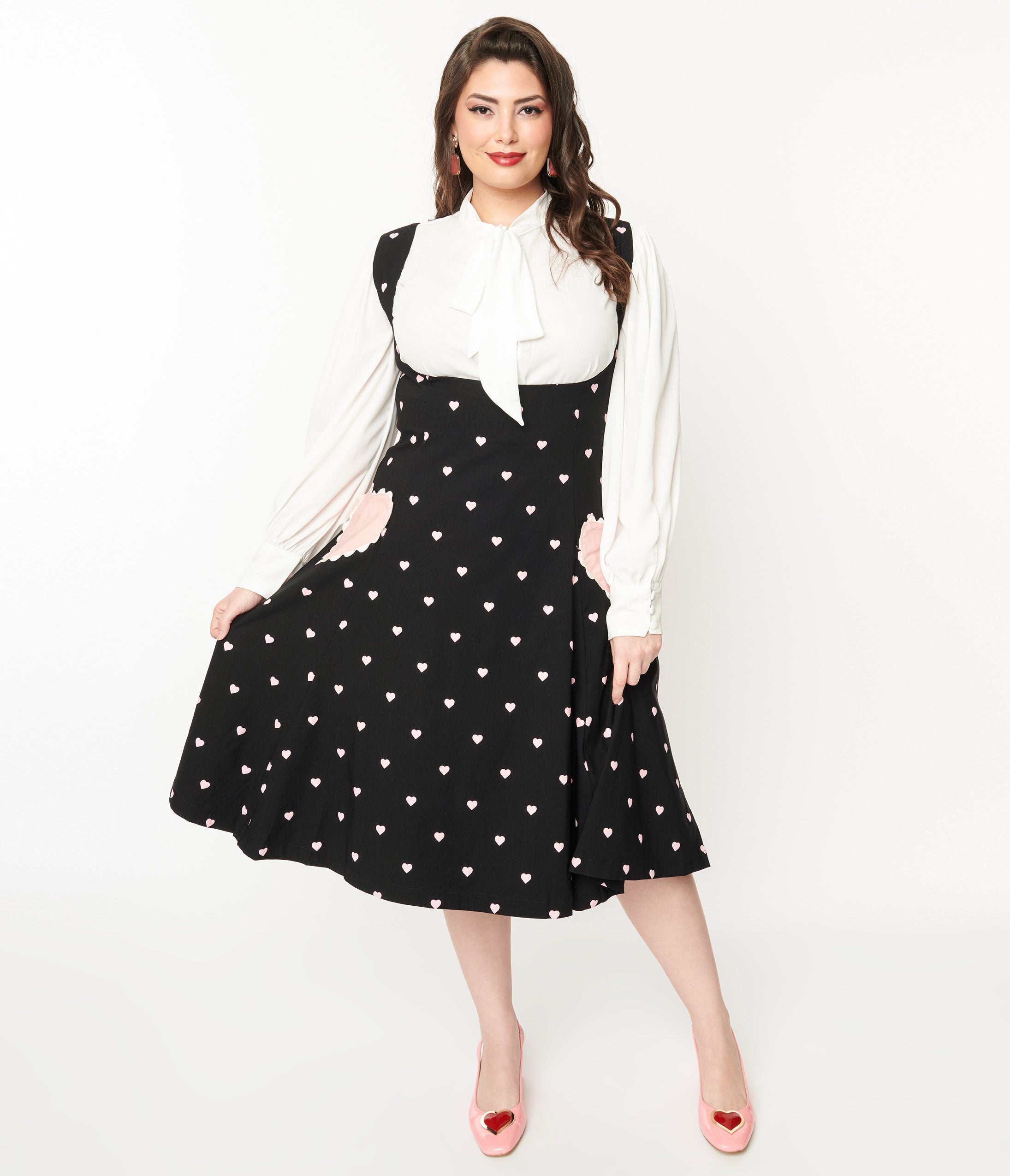 Heart outlet swing skirt