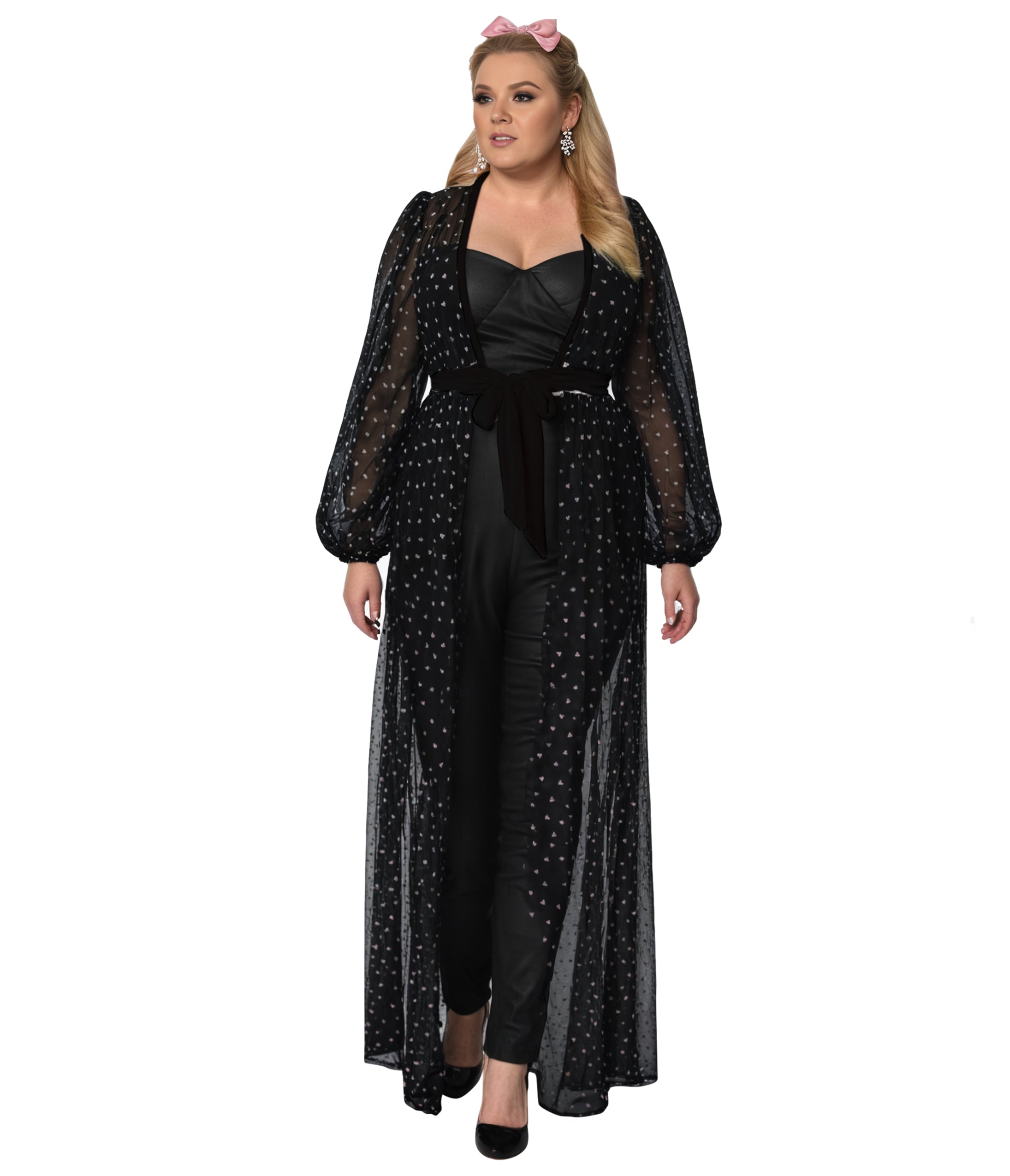 Shop Plus Size Look At Me Sequin Duster in Pink