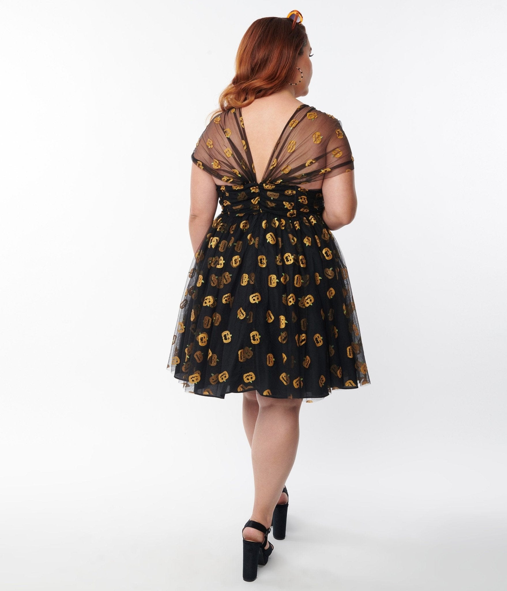Plus size online vintage halloween dress
