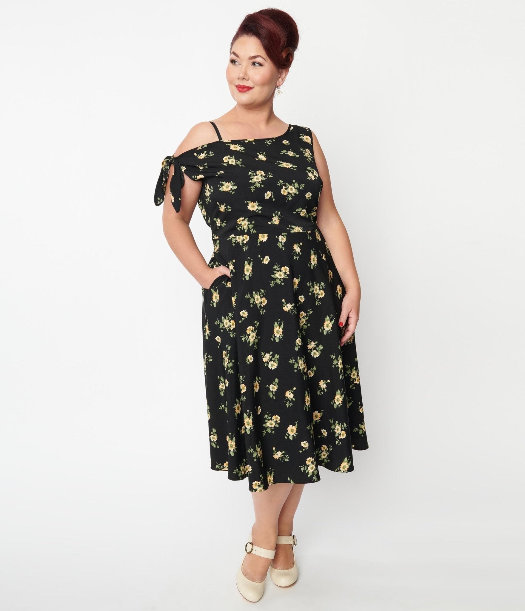Vintage black tie dresses top