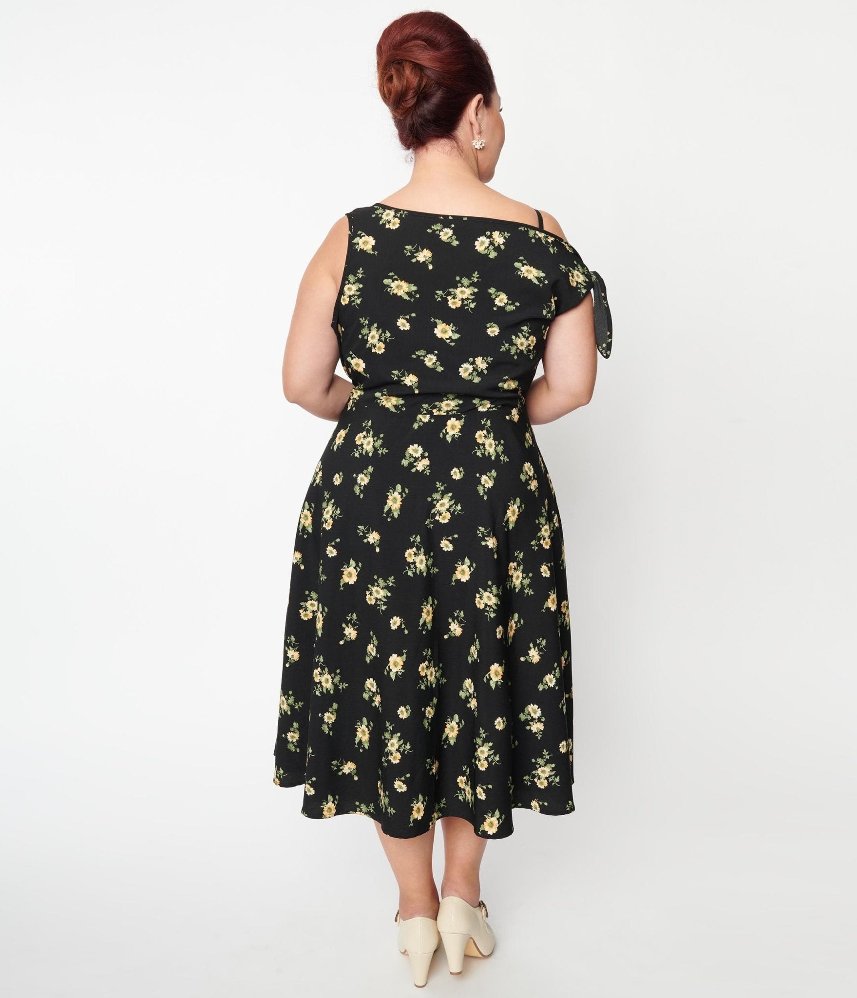 Vintage black 2025 tie dresses