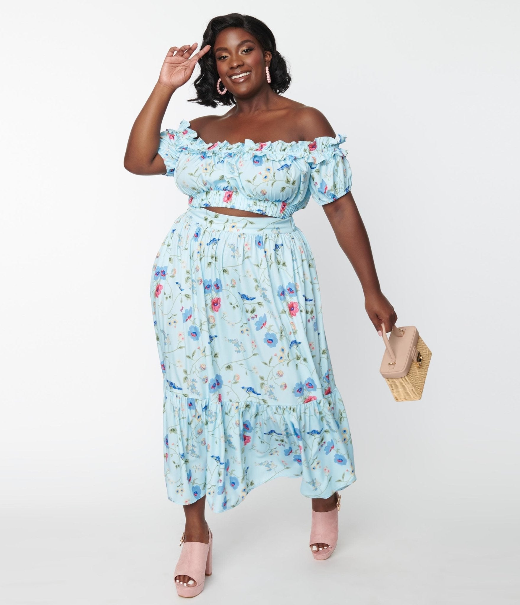 Tiered vintage skirt cheap