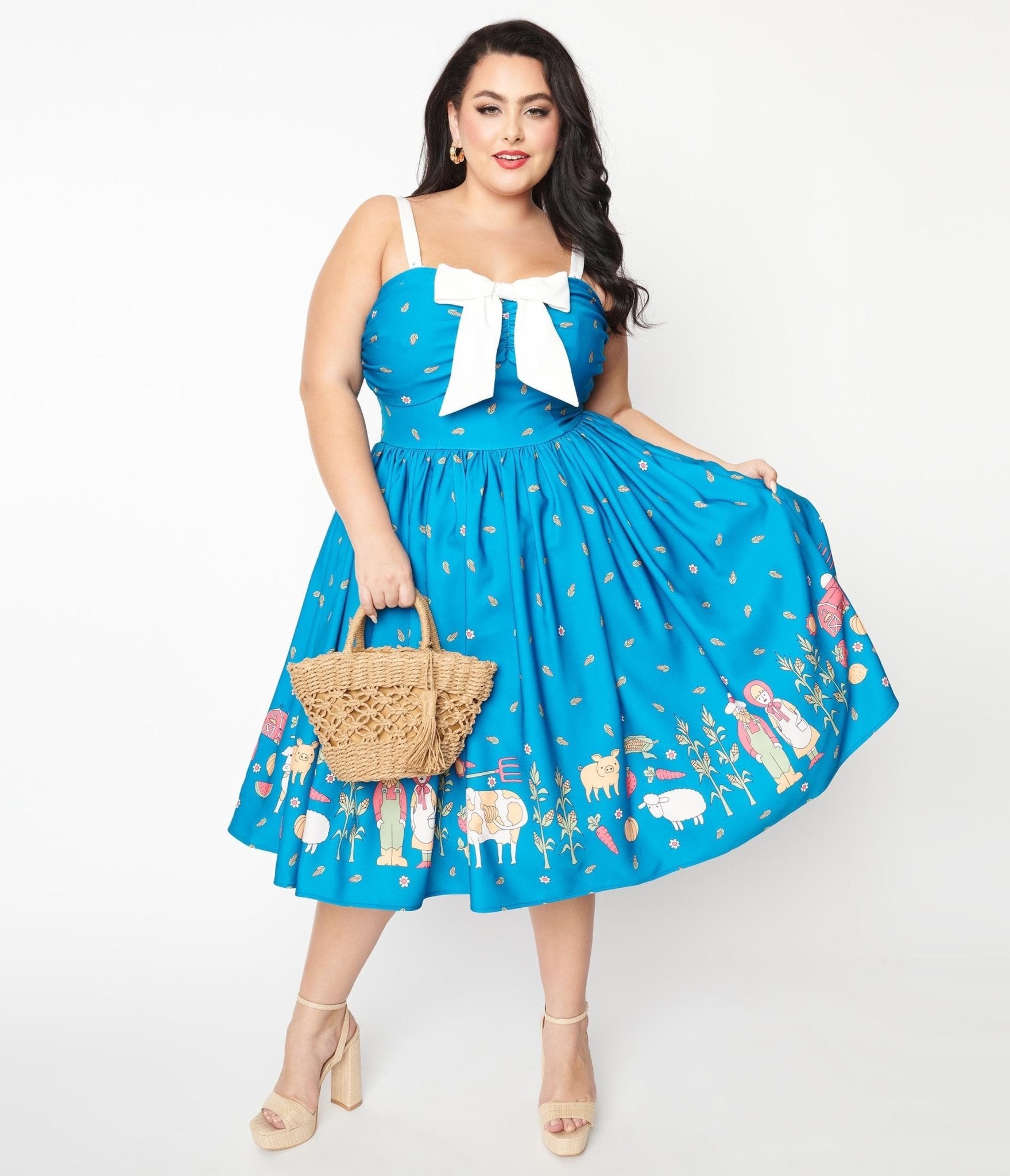 Plus size vintage deals summer dresses