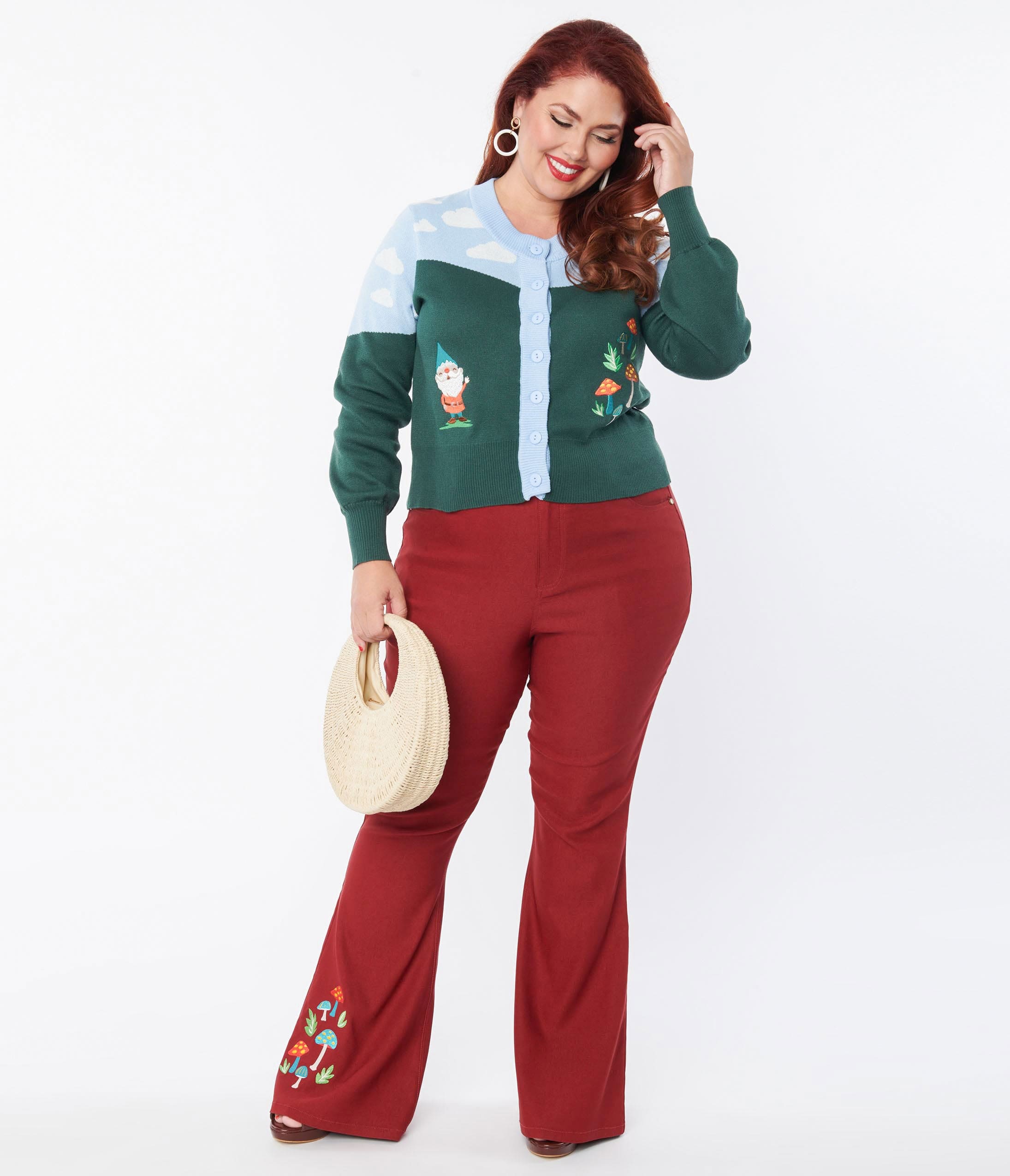 Flare pants set plus on sale size