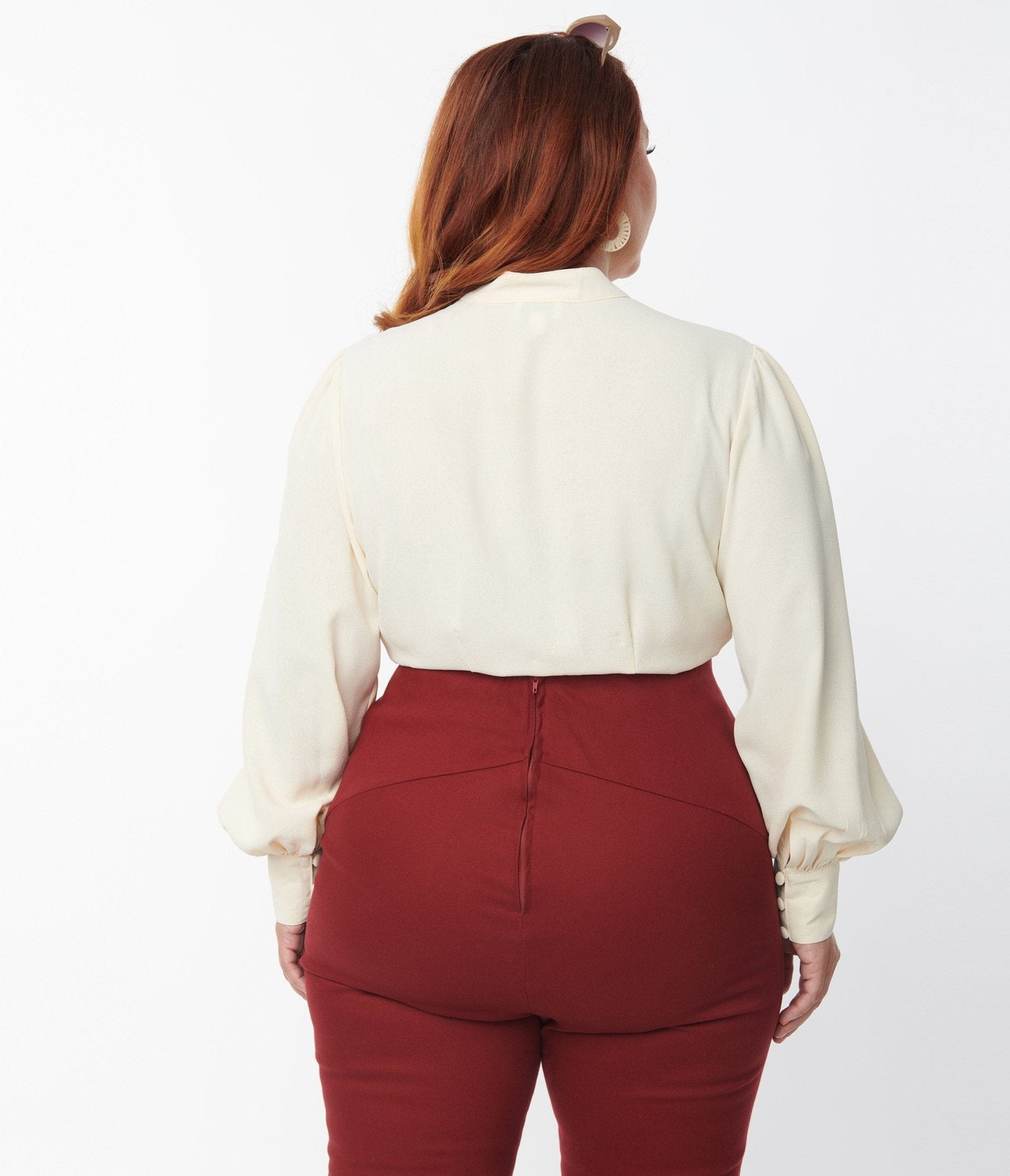 High hotsell waist blouse