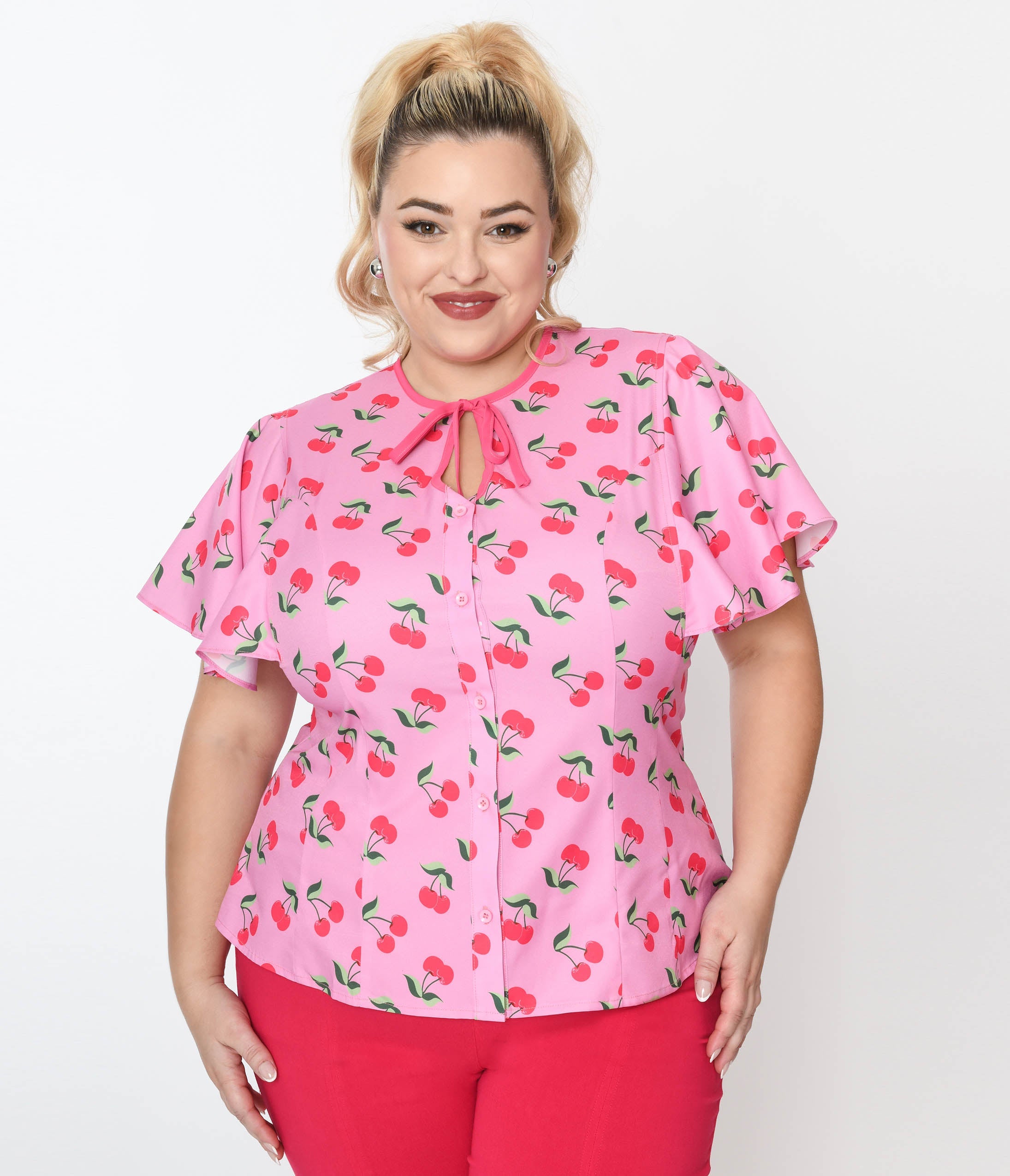 Unique plus clearance size tops