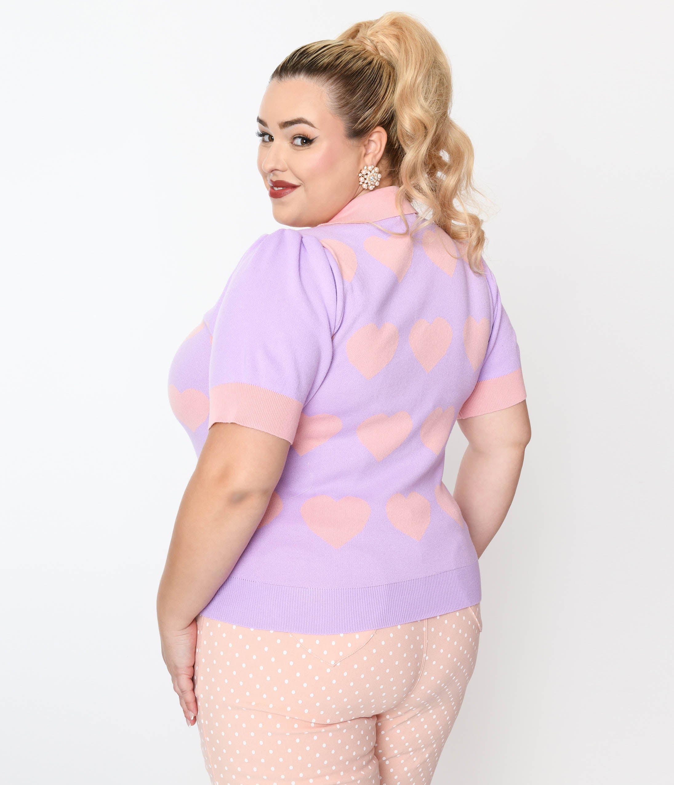 Plus size new arrivals lavender sweater
