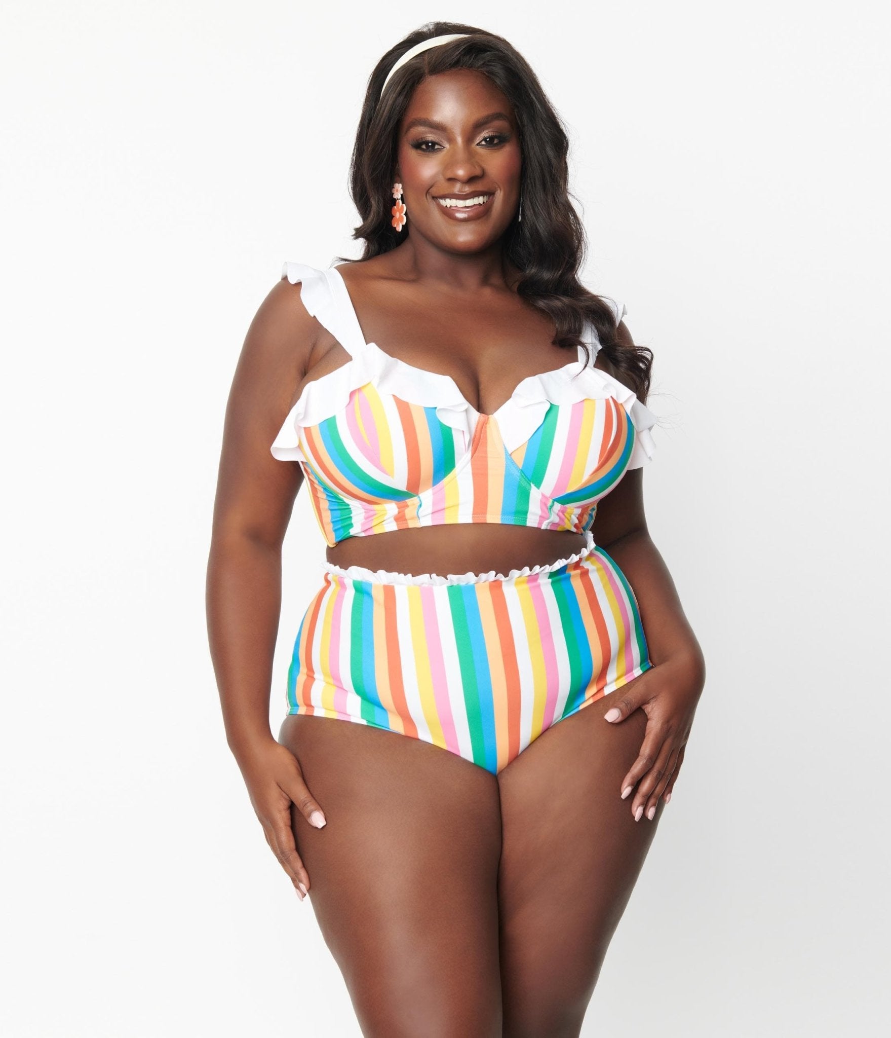Retro swimsuits plus hotsell size