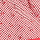 Unique Vintage Plus Size Red Gingham & Cherry Print Rye Swing Skirt - Unique Vintage - Womens, BOTTOMS, SKIRTS