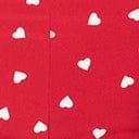 Unique Vintage Plus Size Red & White Heart Print Gwen Blouse - Unique Vintage - Womens, TOPS, WOVEN TOPS
