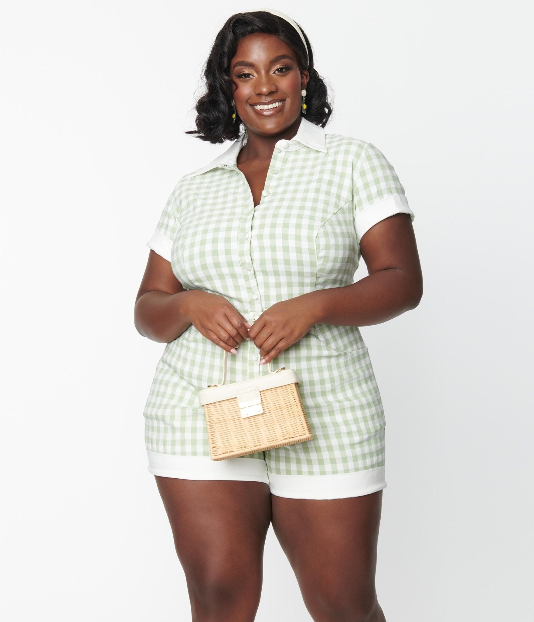 White romper sales dress plus size