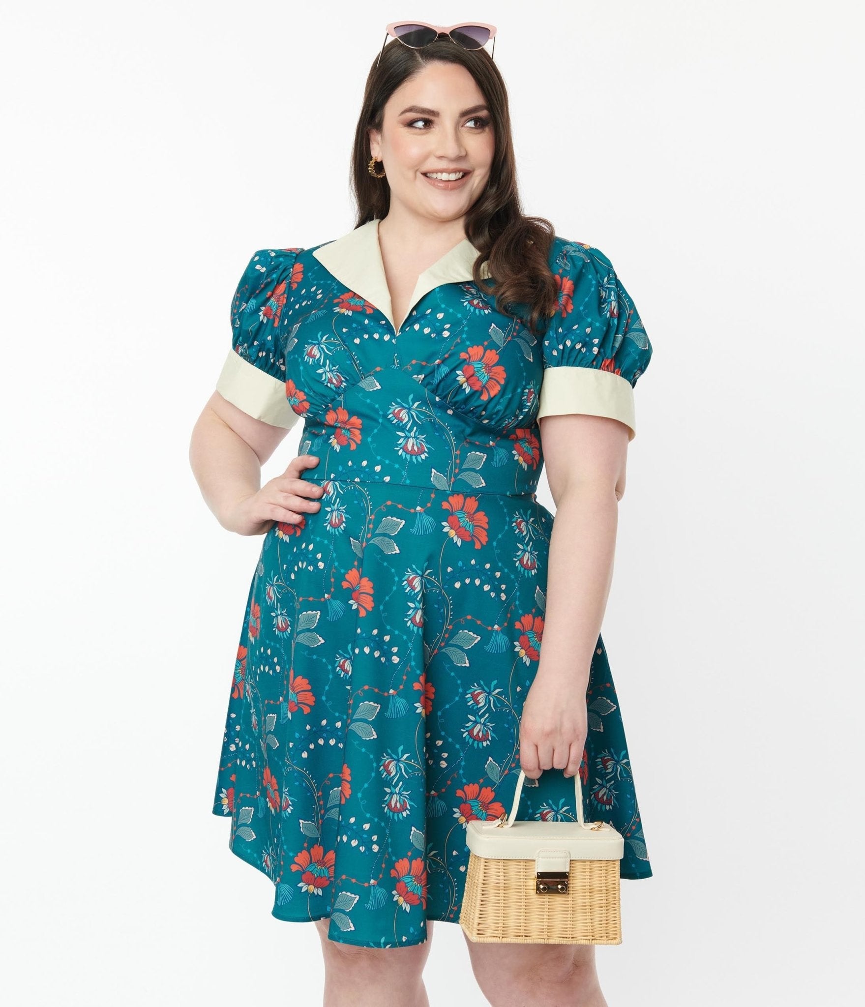Plus size new arrivals chain print dress