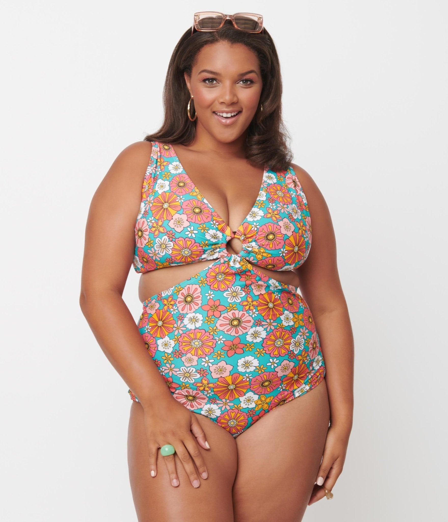 Vintage style plus size swimsuits shop