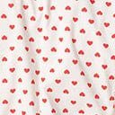 Unique Vintage Plus Size White & Red Heart Print Chita Blouse - Unique Vintage - Womens, TOPS, WOVEN TOPS