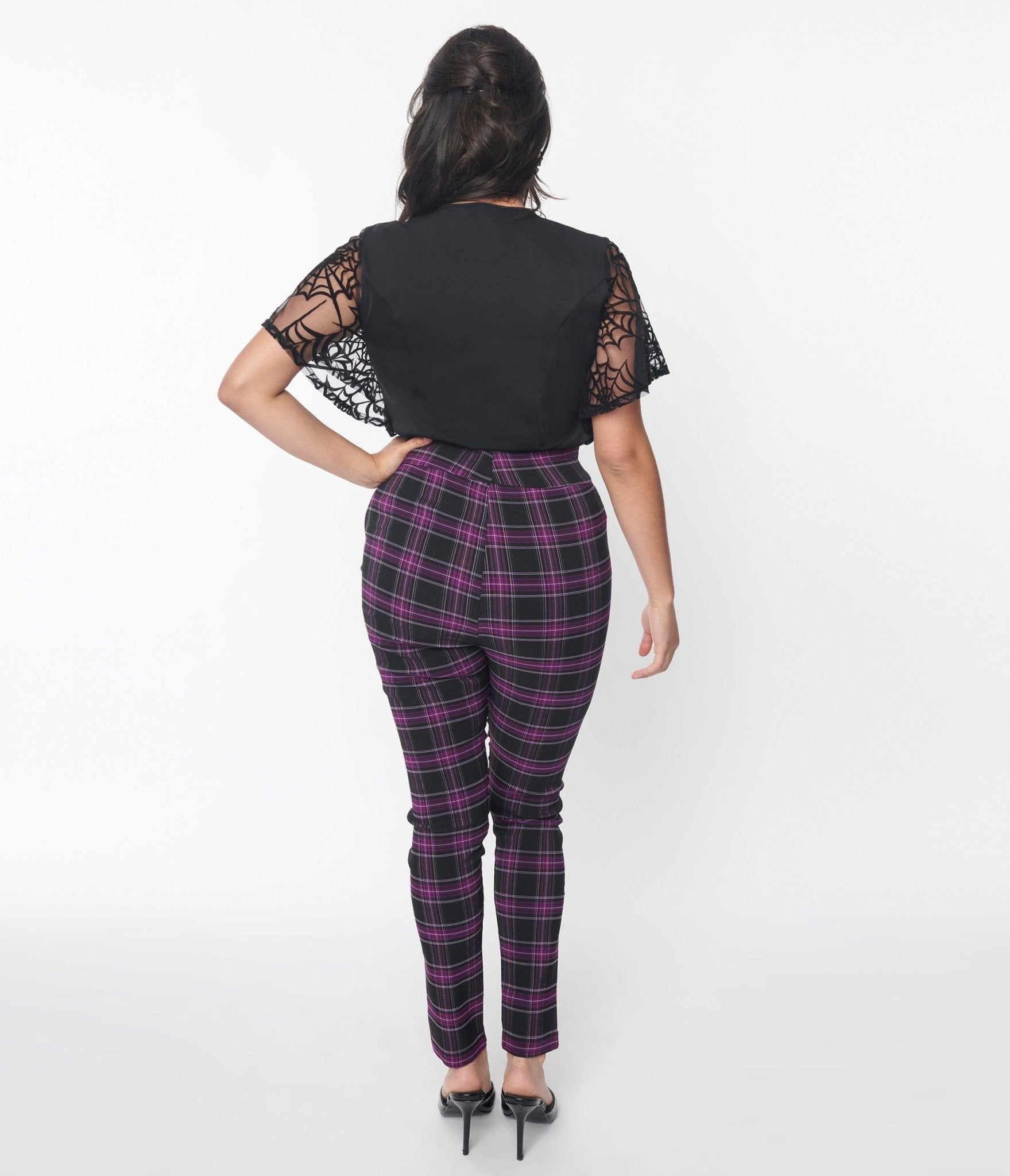Purple cigarette online trousers
