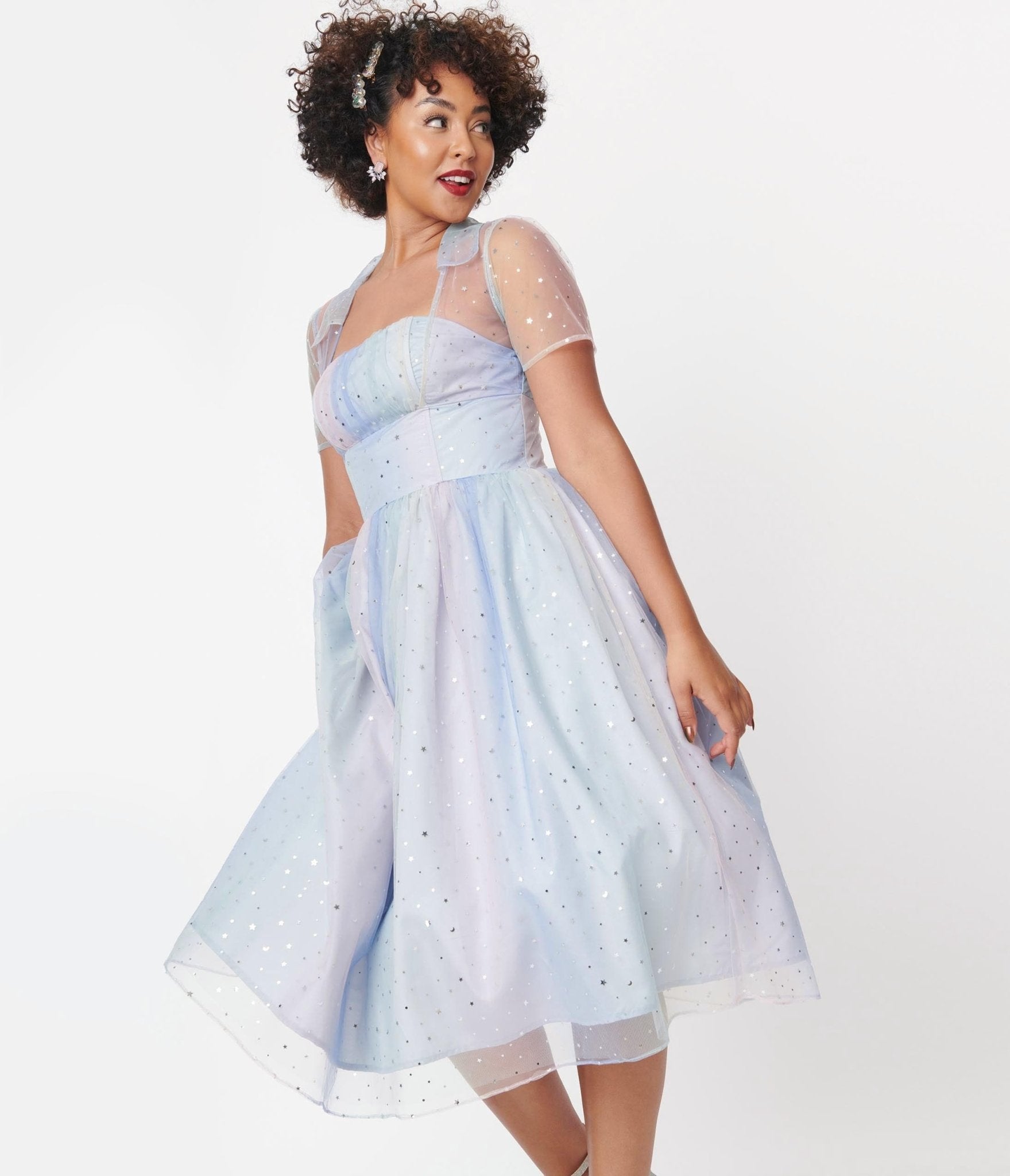 Rainbow swing dress on sale