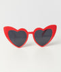 Unique Vintage Red Heart Sunglasses