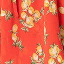 Unique Vintage Red & Lemon Print Dottie Crop Top - Unique Vintage - Womens, TOPS, WOVEN TOPS