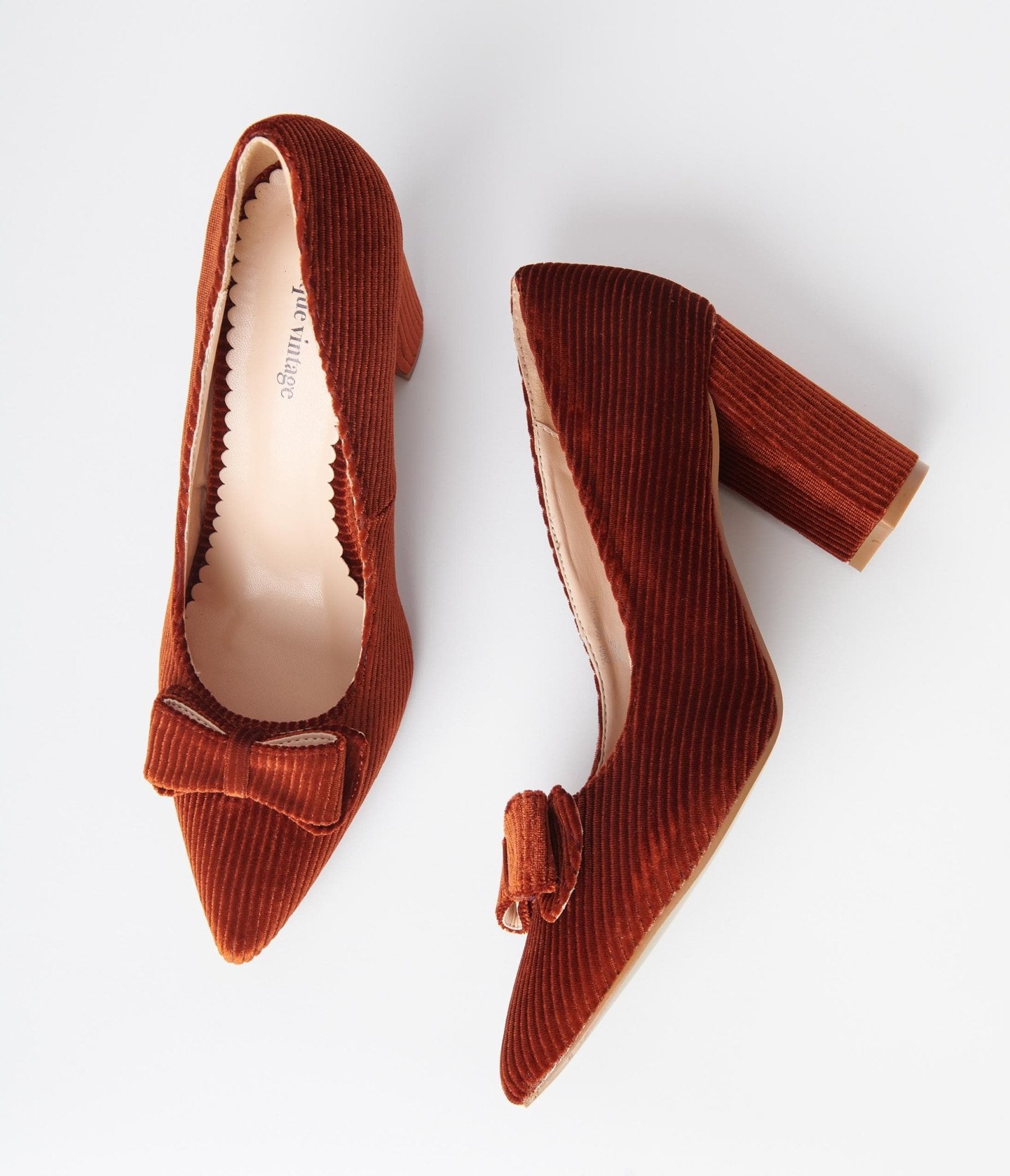 Rust colored pumps online