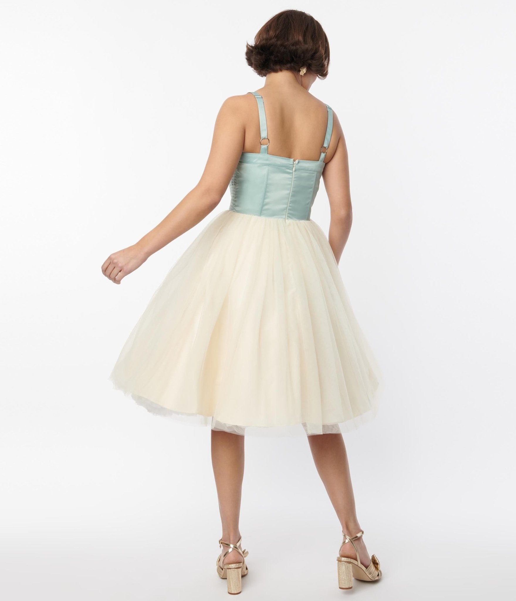 Tulle swing skirt top