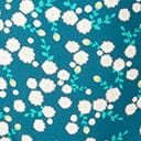 Unique Vintage Teal & White Floral Print Southampton Swim Top - Unique Vintage - Swim Tops