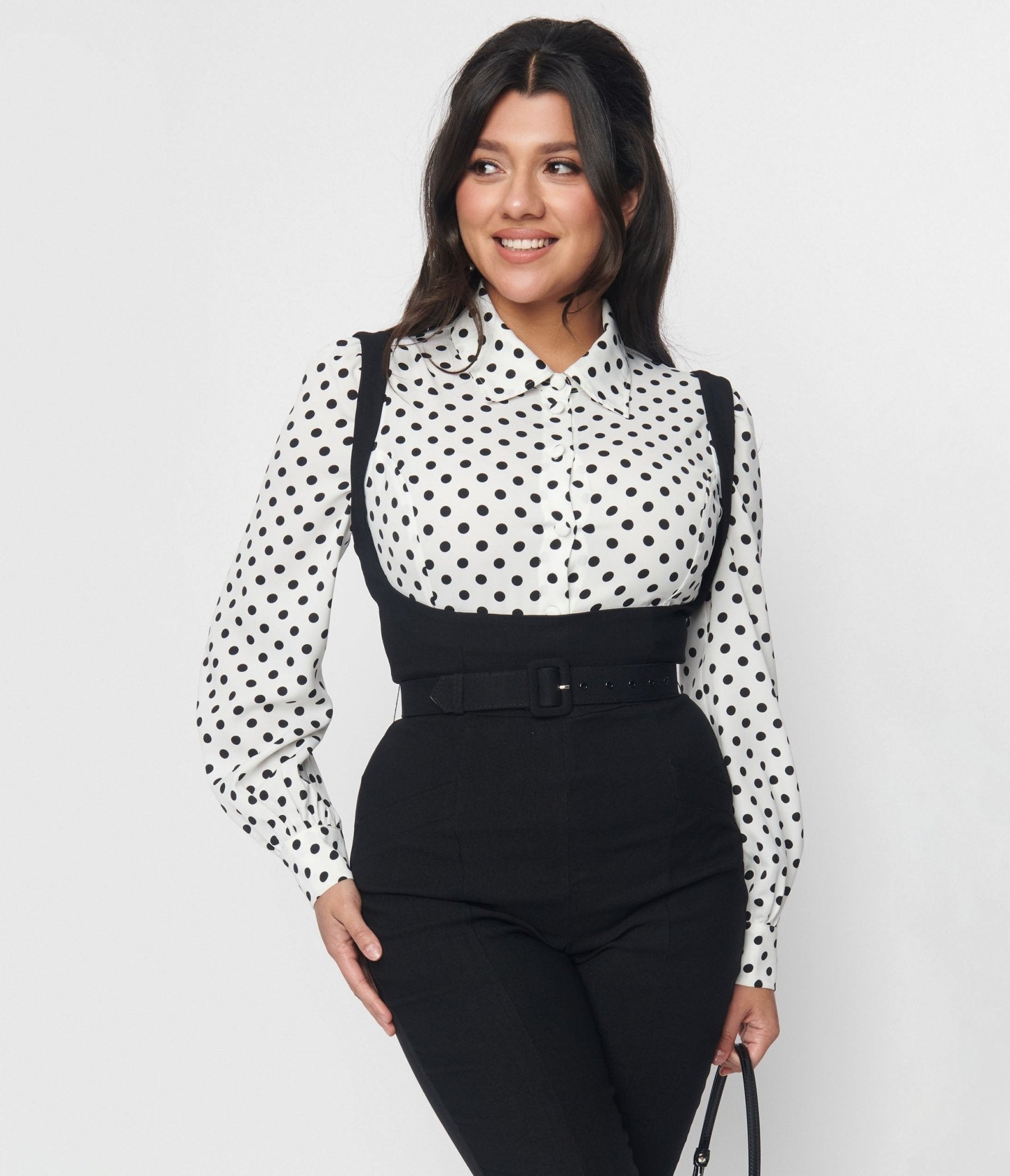 White polka dot hot sale bodysuit