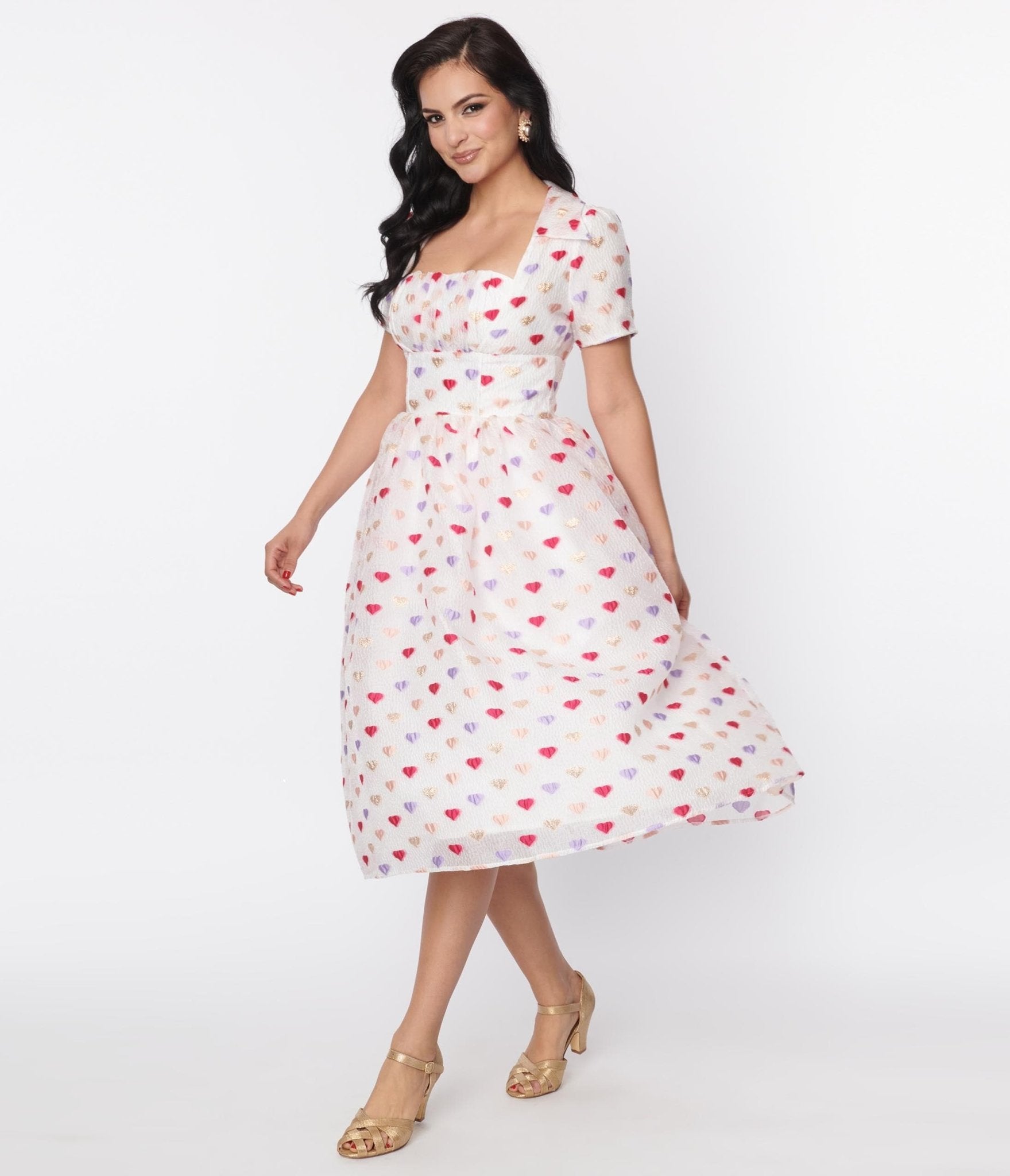 Unique vintage cheap white dress