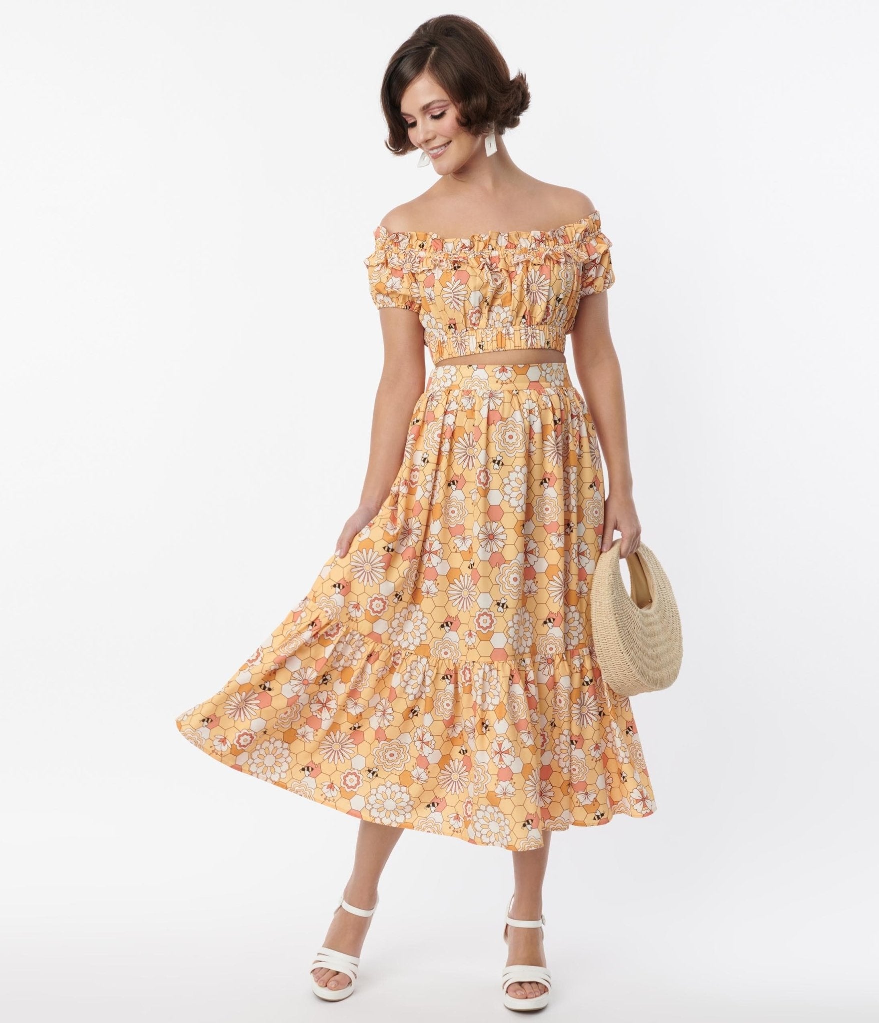 Vintage sales skirts yellow