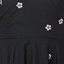 Voodoo Vixen Black & White Daisy Fit & Flare Dress - Unique Vintage - Womens, DRESSES, FIT AND FLARE