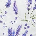 White & Lavender Floral Print Swing Dress - Unique Vintage - Womens, DRESSES, SWING