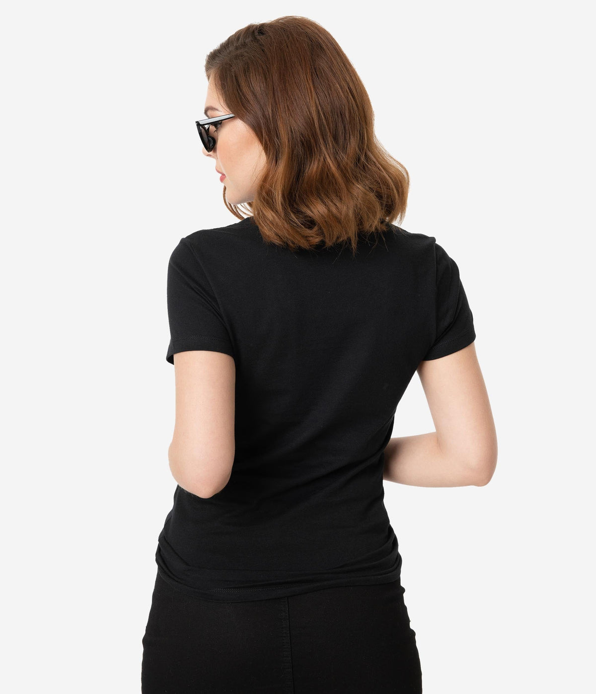 Whosits And Whatsits Black Flame Candle Womens Tee - Unique Vintage - Womens, HALLOWEEN, GRAPHIC TEES