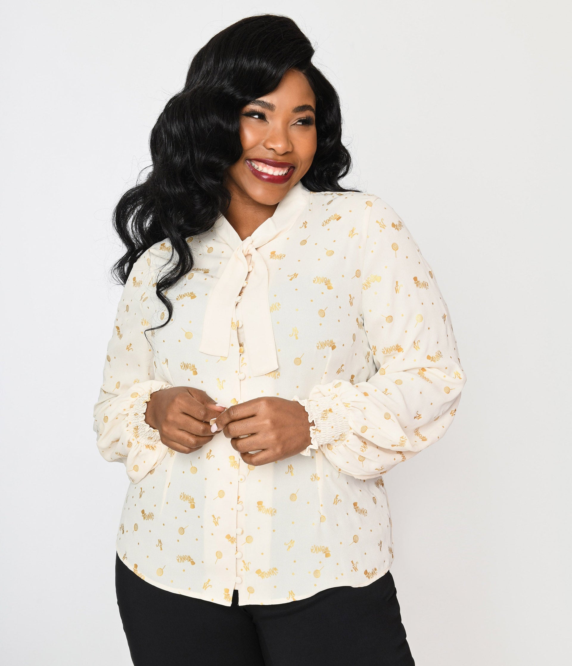 plus size gold blouse