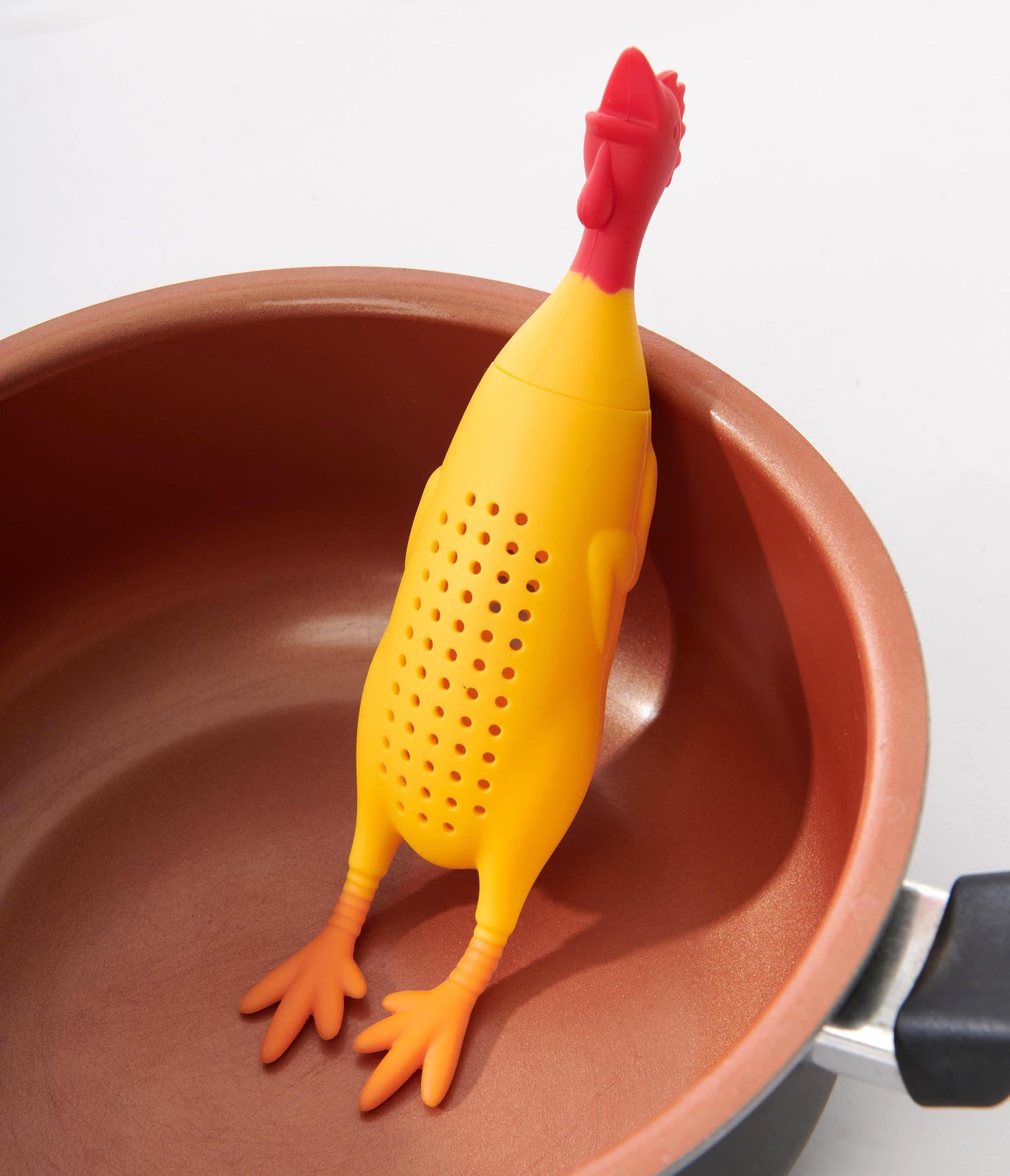 Yellow Le Crock Coq Chicken Herb Infuser - Unique Vintage - Womens, ACCESSORIES, GIFTS/HOME