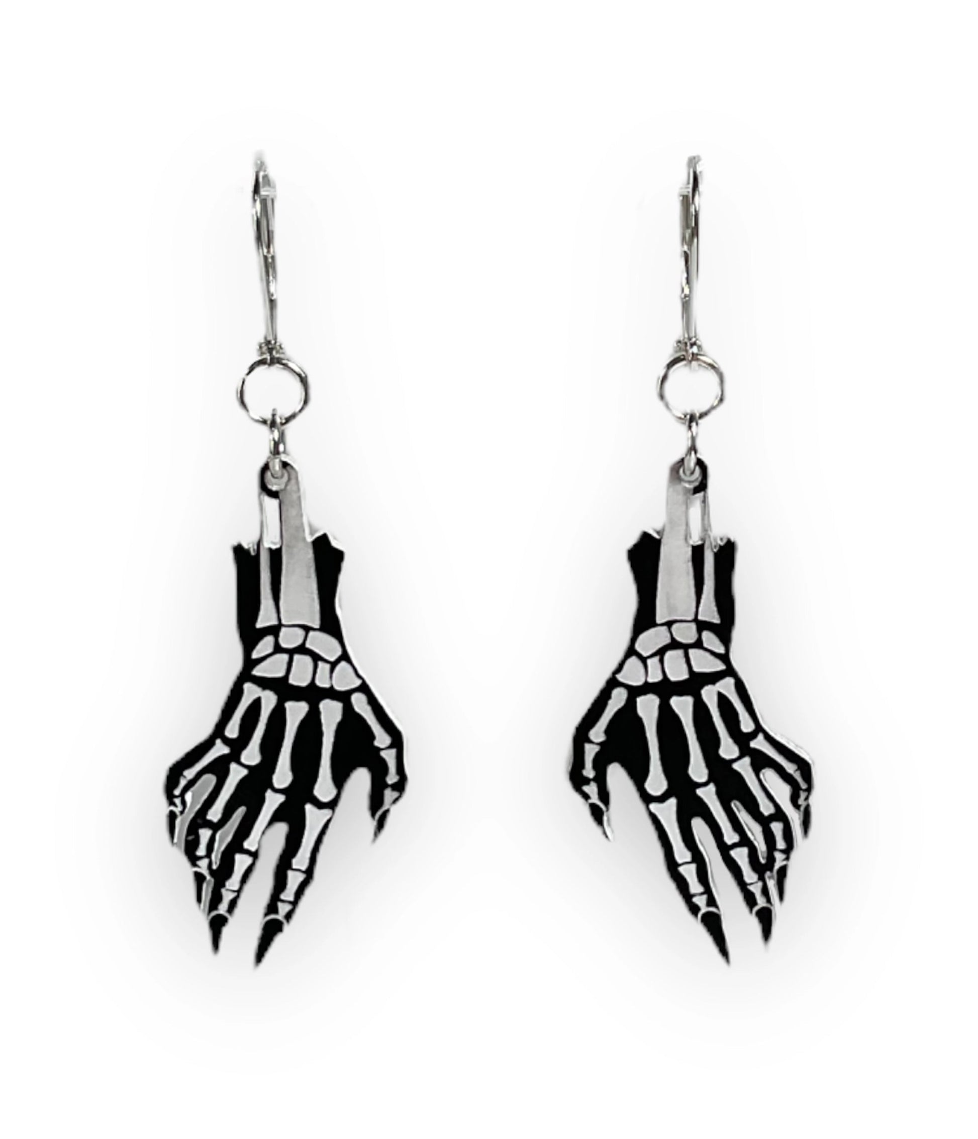 You Glow Ghoul Glow in the Dark Dangle Earrings - Unique Vintage - Womens, ACCESSORIES, JEWELRY