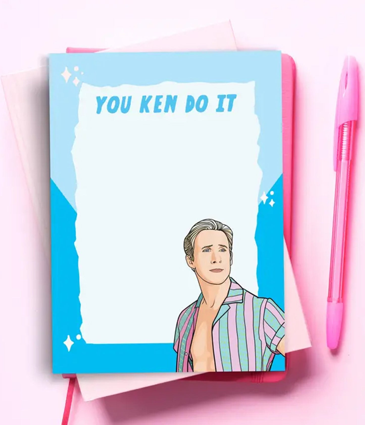 You Ken Do It Notepad - Unique Vintage - Womens, ACCESSORIES, GIFTS/HOME